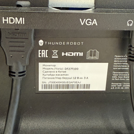 Монитор THUNDEROBOT  df27f100 27,0" 100 гц