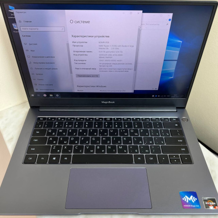 Ноутбук HONOR MagicBook 14/ AMD Ryzen 5 3500U/ 8 Гб/ 256 Гб