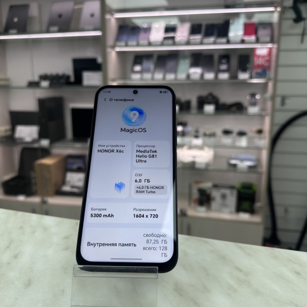 Мобильный телефон HONOR x6c 6/128 гб