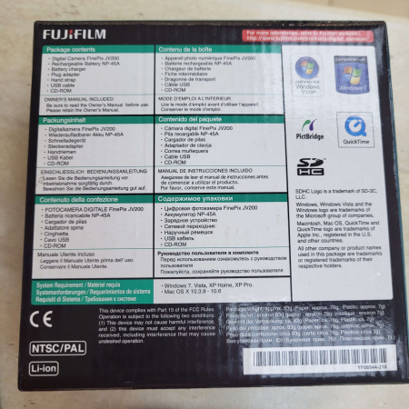 Фотоаппарат FUJIFILM  jv200