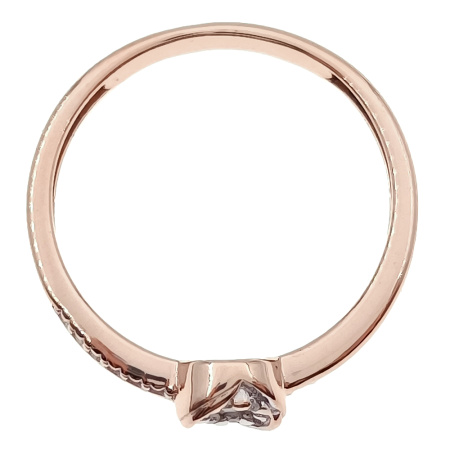 Кольцо из золота 585 пробы с бриллиантами