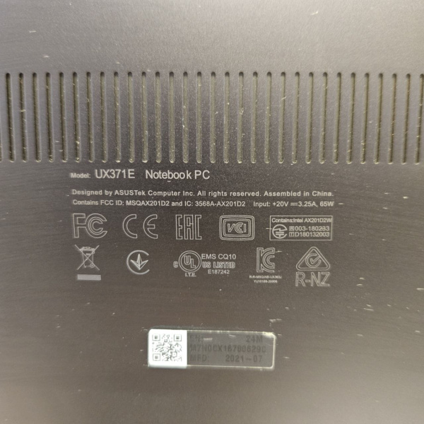 Ноутбук Asus ZenBook Flip S13 13,3"/ Intel Core i7-1165G7/ 16 Гб/ 1 Тб/