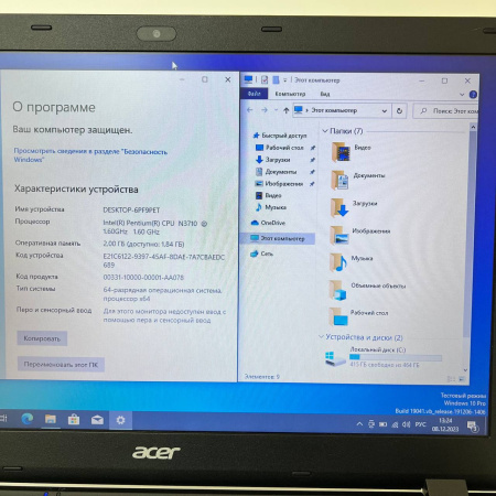 Ноутбук Acer N15W4 EX2519 15,6"/ Intel N3710/ 2 Гб/ HDD 500 Гб