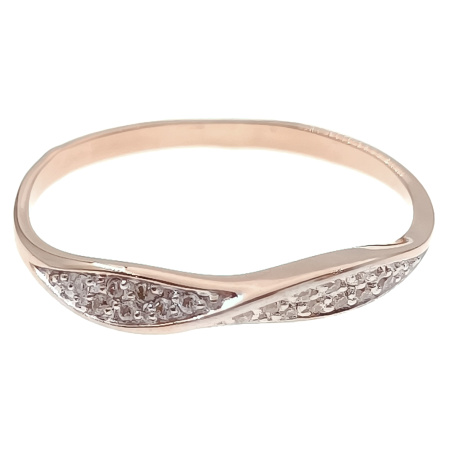 Кольцо из золота 585 пробы с бриллиантами