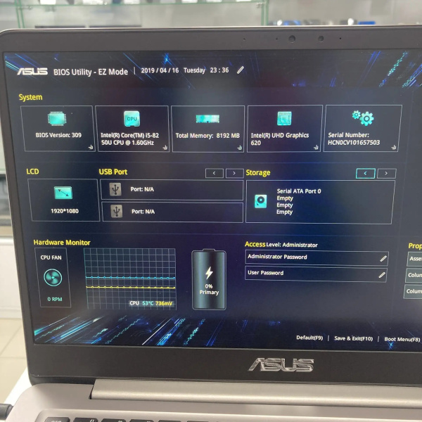 Ноутбук ASUS  UX410 14,0"/ Intel Core i5-8250U///