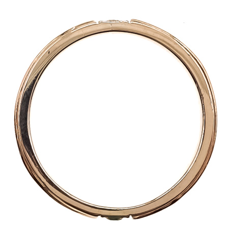 Кольцо из золота 585 пробы с бриллиантом и изумрудом