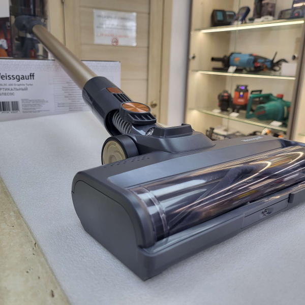 Вертикальный беспроводной пылесос¶Weissgauff V24 BLDC 400 Graphite Turbo