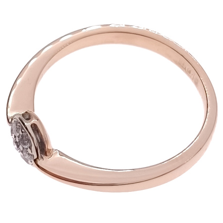 Кольцо из золота 585 пробы с бриллиантами