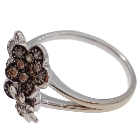 Кольцо из золота 585 пробы с бриллиантами