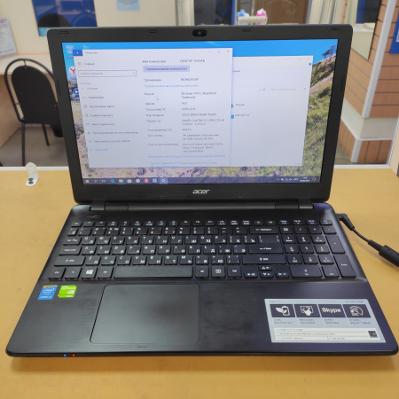 Ноутбук ACER Aspire e5-571g-539k 15,6"/ Intel Core i5 5200U/ 4 Гб/ HDD 500 Гб/ Nvidia GeForce 840M 2 гб