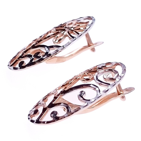 Серьги из золота 585 пробы
