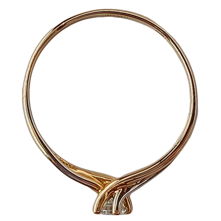 Кольцо из золота 585 пробы с бриллиантом