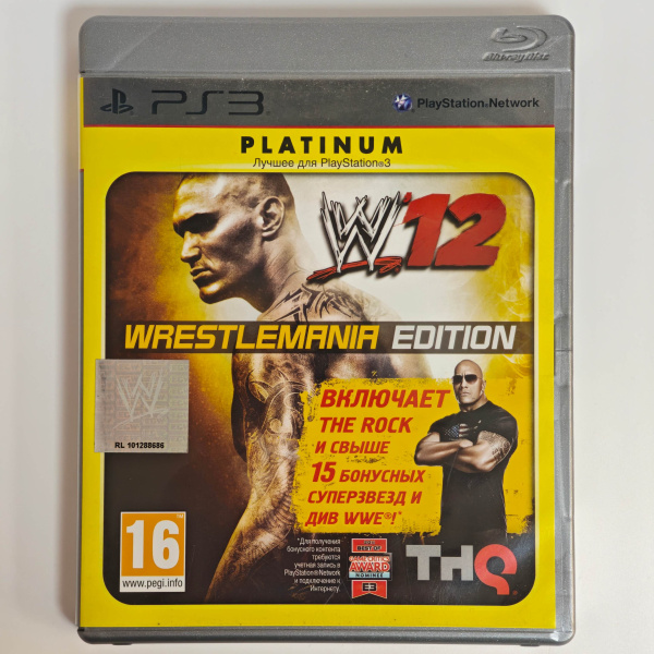 Игровой диск SONY PS3 wrestlemania edition