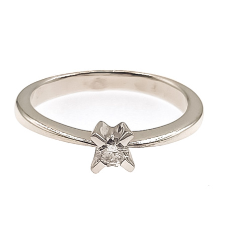 Кольцо из золота 585 пробы с бриллиантом