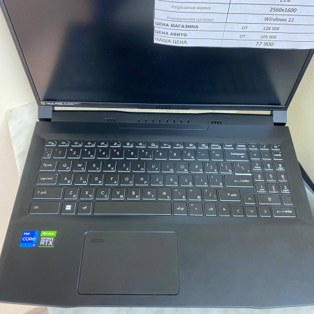 Ноутбук MSI Creator M16 A11UD-1014RU 16"/ Intel Core i7 11800h/ 16 гб/ SSD 1 тб/ Geforce RTX 3050 TI 4 гб