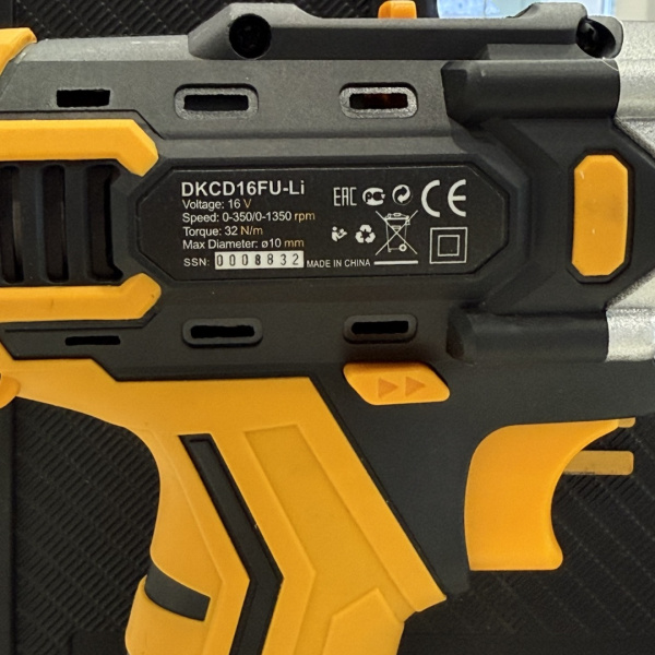Шуруповерт DEKO dkcd16fu-li 
