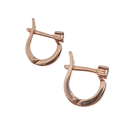 Серьги из золота 585 пробы с бриллиантами