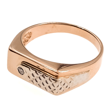 Кольцо из золота 585 пробы с бриллиантом