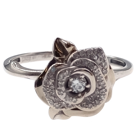 Кольцо из золота 585 пробы с бриллиантами