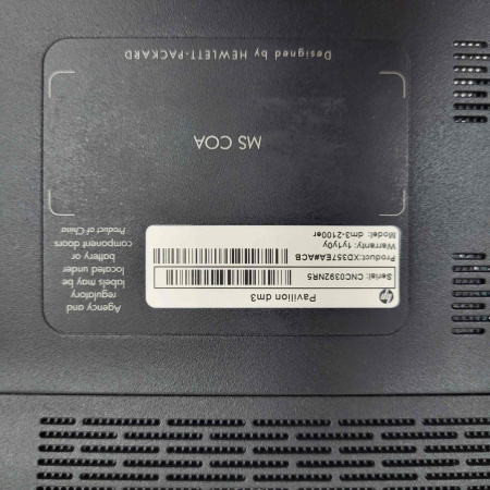 Ноутбук HP dm3-2100er Pavilion dm3 13,3"/  AMD Athlon Neo MV-40/ 4 Гб/ 128 Гб/