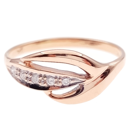 Кольцо из золота 585 пробы с бриллиантами