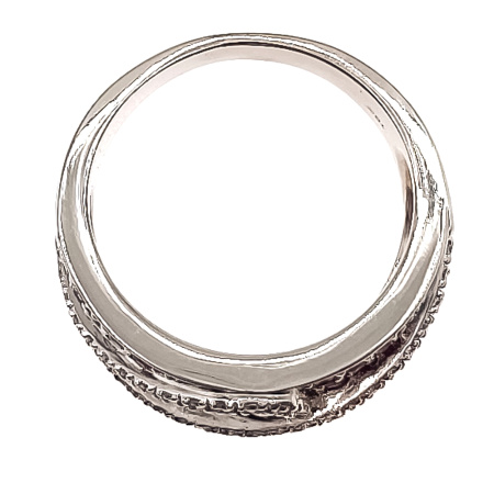 Кольцо из золота 750 пробы с бриллиантами и рубином с.