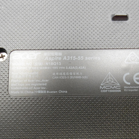 Ноутбук ACER a315-55 15,6"/ Intel Core i5-10210U/ 8 Гб/ 512 Гб/  Intel UHD Graphics