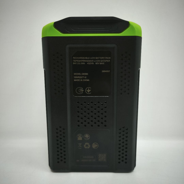 Внешний аккумулятор GREENWORKS g60b8