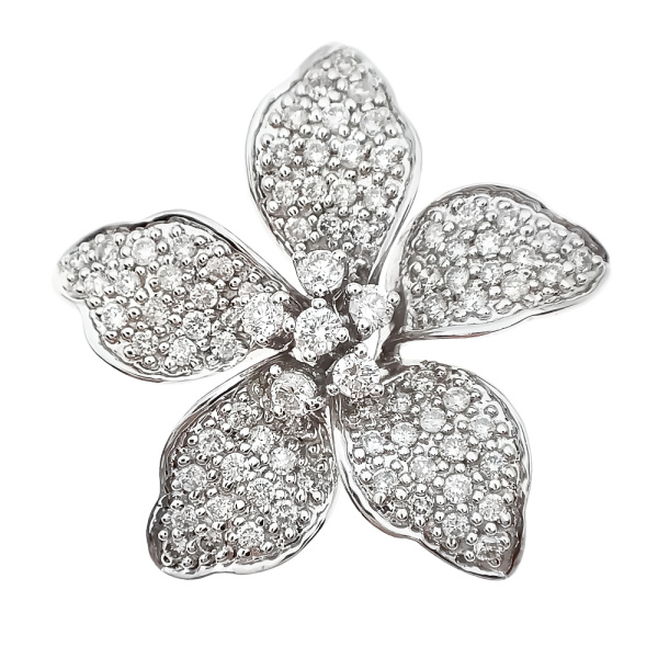 Подвеска из золота 585 пробы с бриллиантами