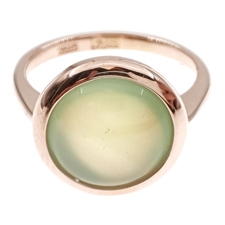 Кольцо из золота 585 пробы с кварцем