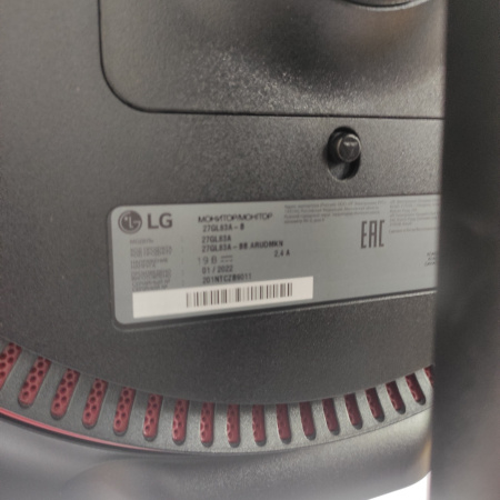 Монитор LG UltraGear 27GL83A-B 144 Гц
