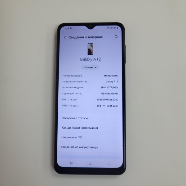 Samsung Galaxy A12, 4/64 ГБ