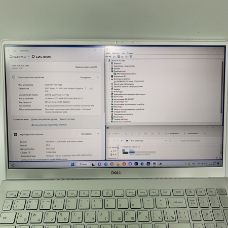 Ноутбук DELL 5505-4984 15,6"/ Ryzen 7 4700U/ 8 Гб/ 512 Гб