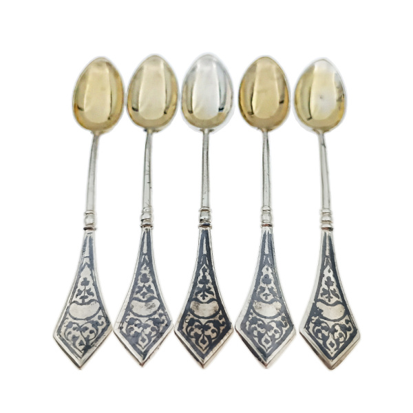 Ложка чайная из серебра 875 пробы