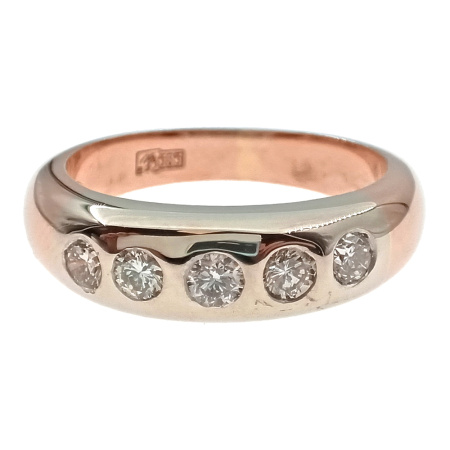 Кольцо из золота 585 пробы с бриллиантами