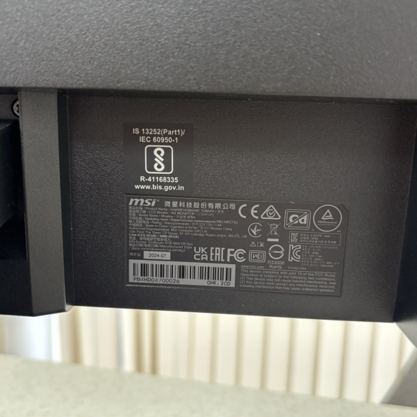 Монитор MSI  mp271 pro 27,0" 75 гц