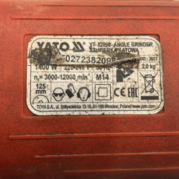Ушм yato YT-82098