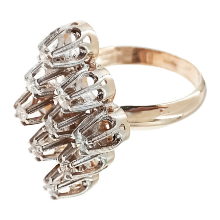 Кольцо из золота 585 пробы с бриллиантами