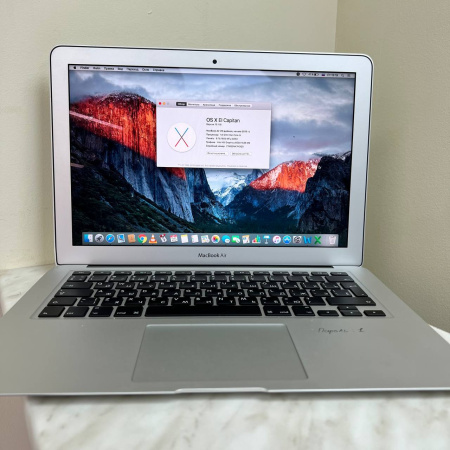Ноутбук Apple MacBook Air 13 Early 2015  Intel Core i5/ 8 Гб/ SSD128 Гб