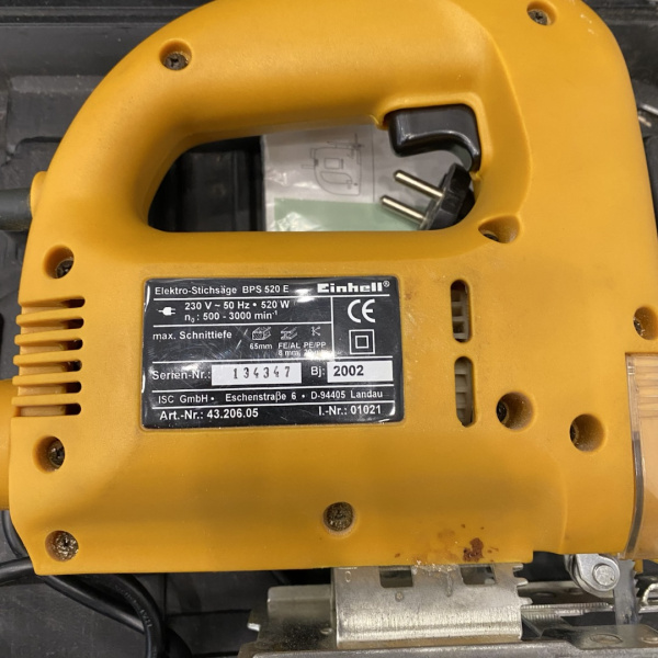 Лобзик EINHELL  bps 520 e