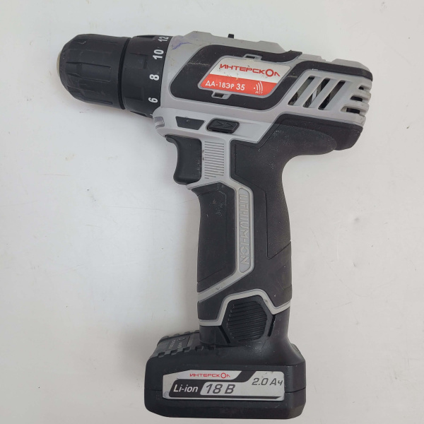 Шуруповерт ИНТЕРСКОЛ  да-18эр 35