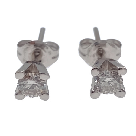 Серьги из золота 750 пробы с бриллиантами