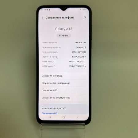 Мобильный телефон Samsung Galaxy A13 4/64 гб