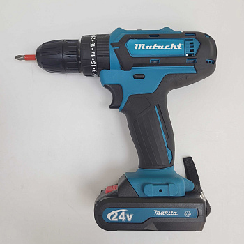 Шуруповерт Matachi 24V NO 0-500/1350R/min