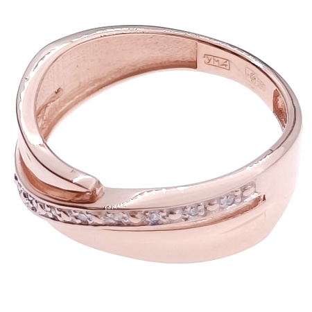 Кольцо из золота 585 пробы с бриллиантами