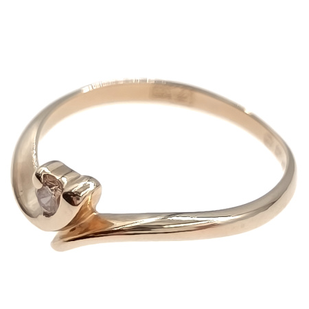 Кольцо из золота 585 пробы с бриллиантом