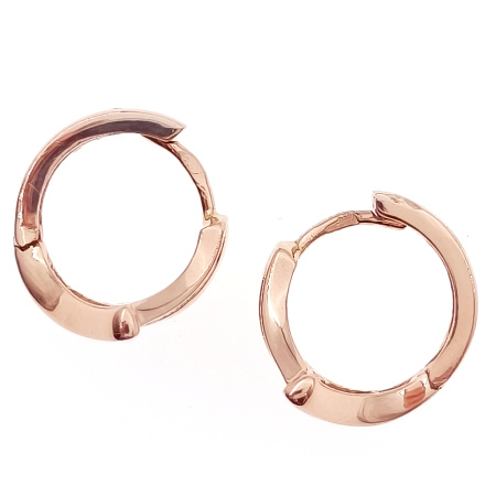 Серьги из золота 585 пробы с фианитом