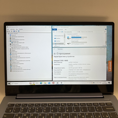 Ноутбук Lenovo Ideapad 530s / Intel Core i3 8130U/ 4 Гб/ ssd 128 Гб