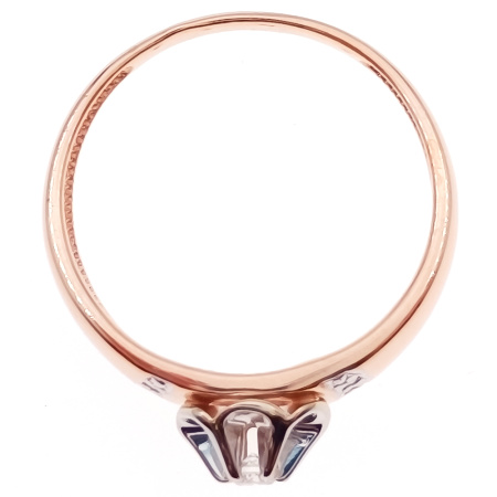 Кольцо из золота 585 пробы с бриллиантами