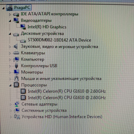 Системный блок INTEL noname Intel Celeron G1610/ 4 Гб/ 480 Гб//